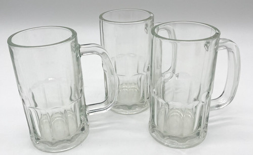 Clear glass root - beer, mugs